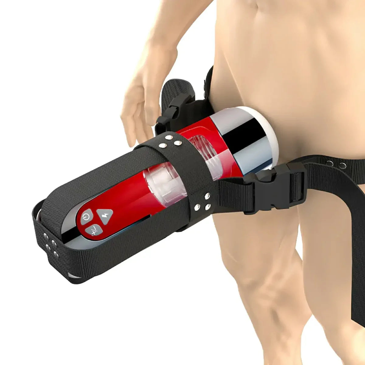 Hands-Free Male Masturbator Realistic Rotation Thrust Stroking Oral Sex Machine