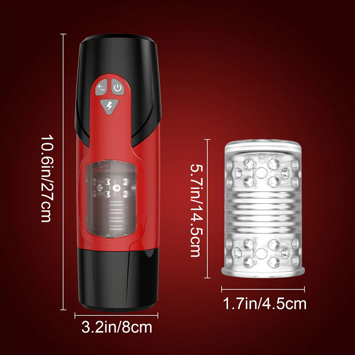 Hands-Free Male Masturbator Realistic Rotation Thrust Stroking Oral Sex Machine