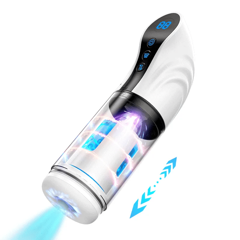 Automatic Stroker 9 Sucking Rotating Thrust Deep Insertion Transparent Body