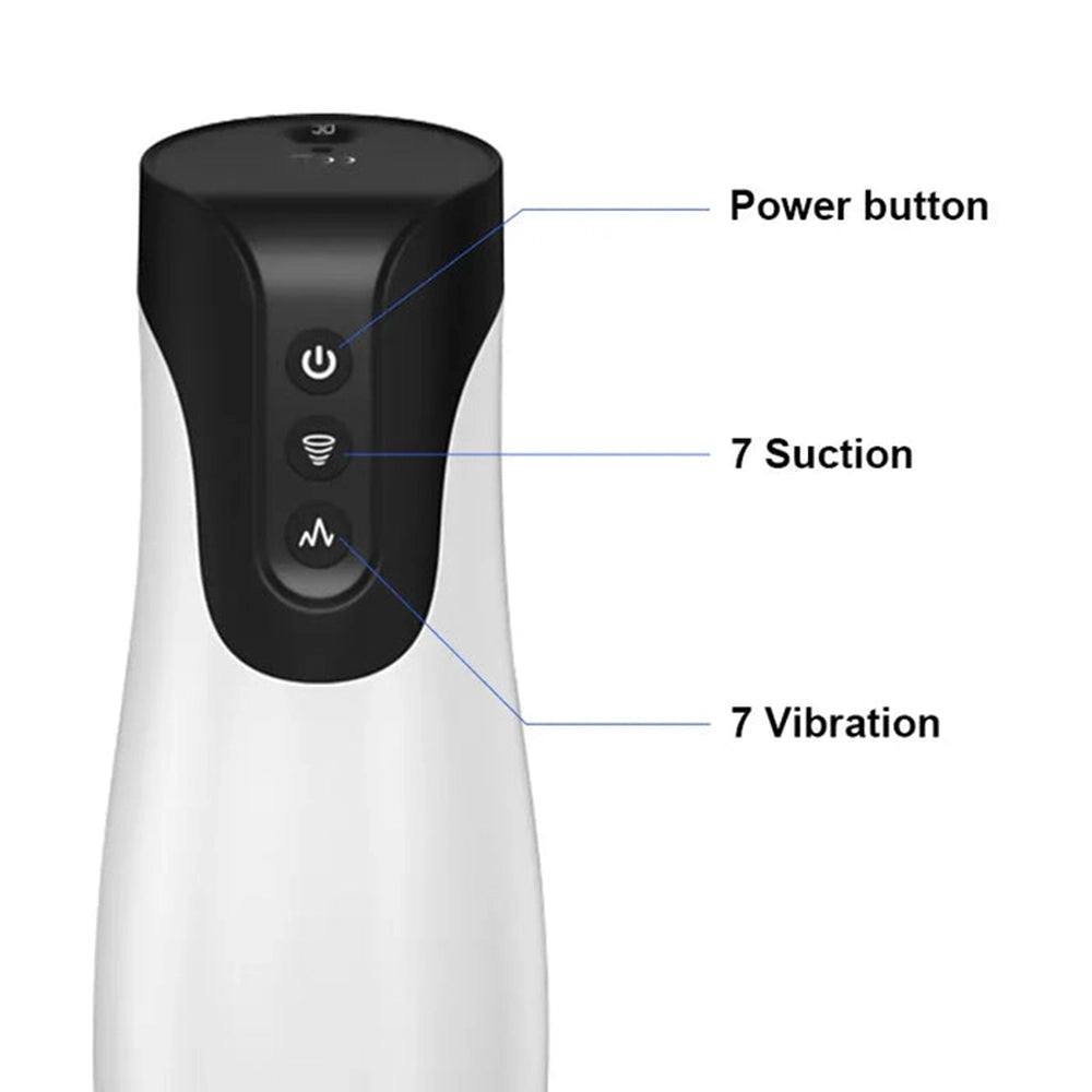 X S2 Male Masturbator Mute 7 Modes Vibration Suction Easy Clean for Beginner