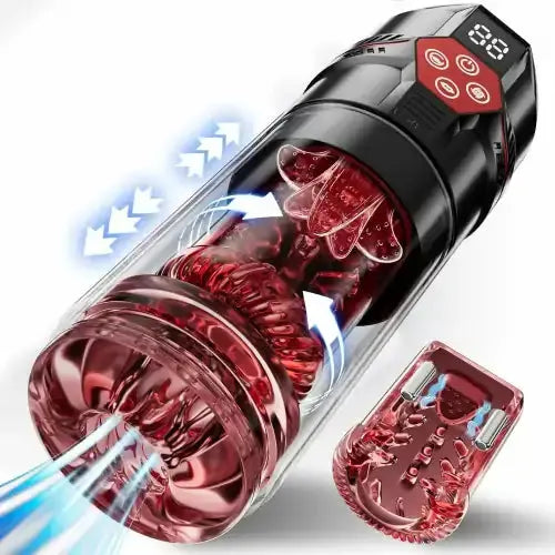 XS8Plus: Blow Job Simulator with 12 Suction & 7 Thrusting Modes Best XS8Plus: Blow Job Simulator with 12 Suction & 7 Thrusting Modes Best