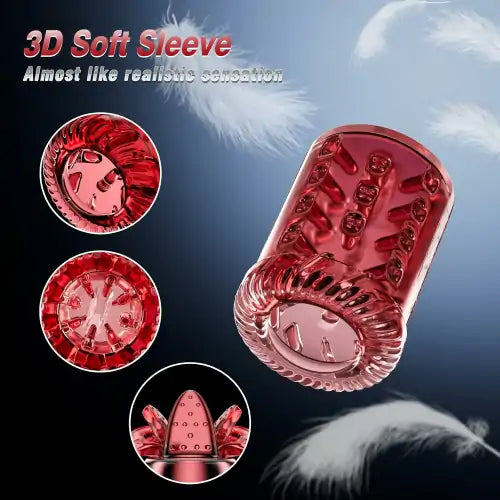 Blowjob Machine with 12 Suction & 7 Thrusting Modes for Intense Stimulation