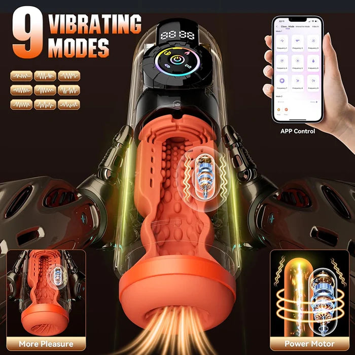 XT12: 12-in-1 AI Interactive App-Controlled Automatic Masturbator