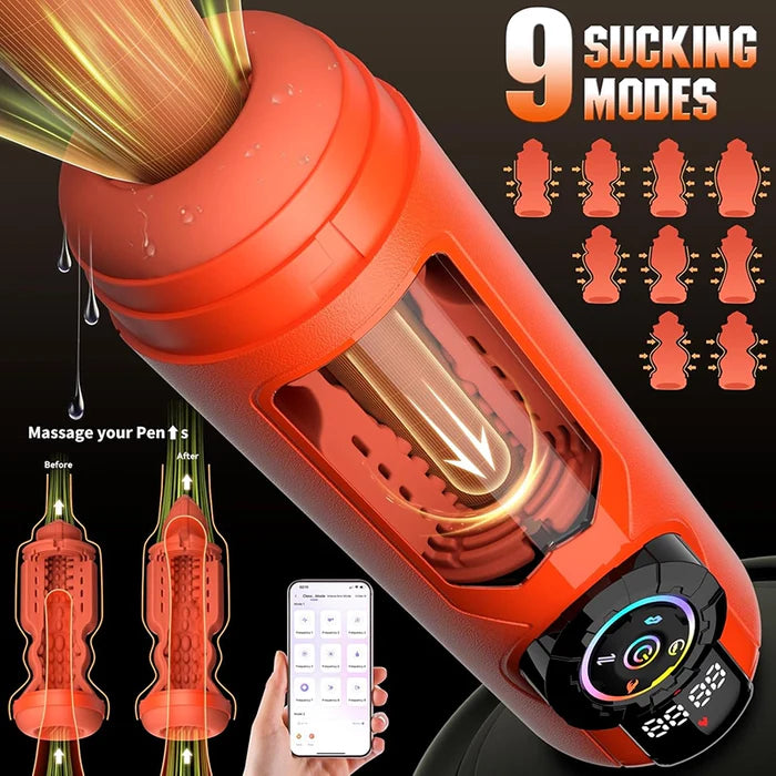XT12: 12-in-1 AI Interactive App-Controlled Automatic Masturbator