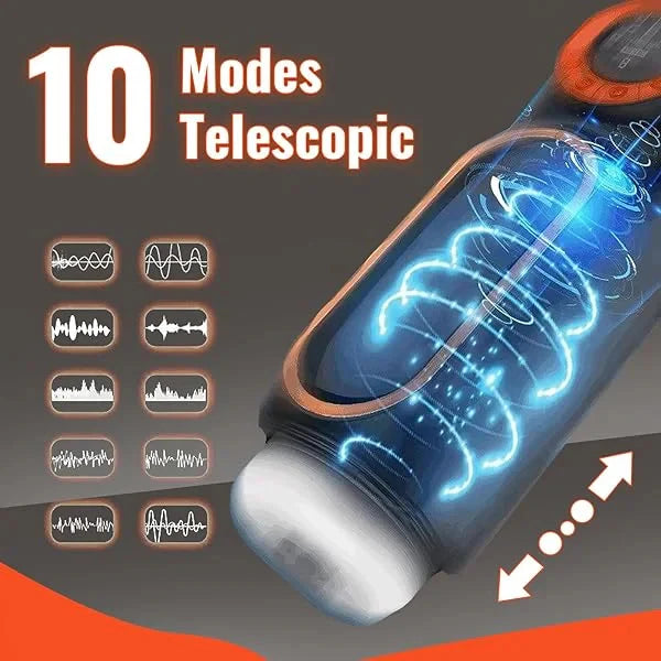 XT1: Auto Male Masturbator with 10 Thrusting, Vibrating & 4 Suction Modes