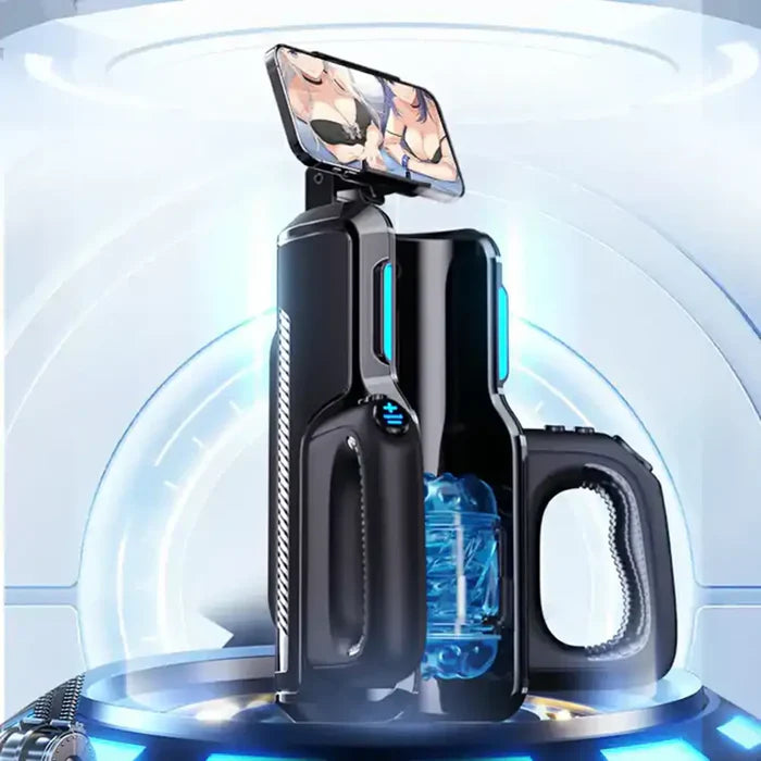 XT5: Jerk Off Machine With 2 Sleeves 10 Modes & 10 Speeds Male