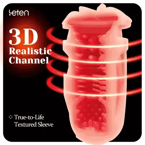 XT8 Automatic Thrusting Stroker with Heating Function  Realistic Pussy Sleeve