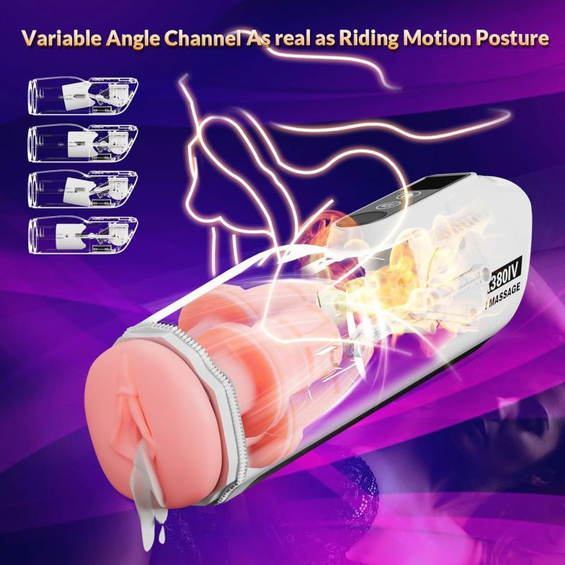 Leten A380 IV Heating Male Masturabtor Up To 370 Strokes/Min 10thrusting & Rockin