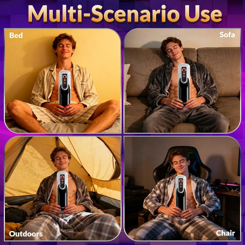 Leten A380 IV Heating Male Masturabtor Up To 370 Strokes/Min 10thrusting & Rockin