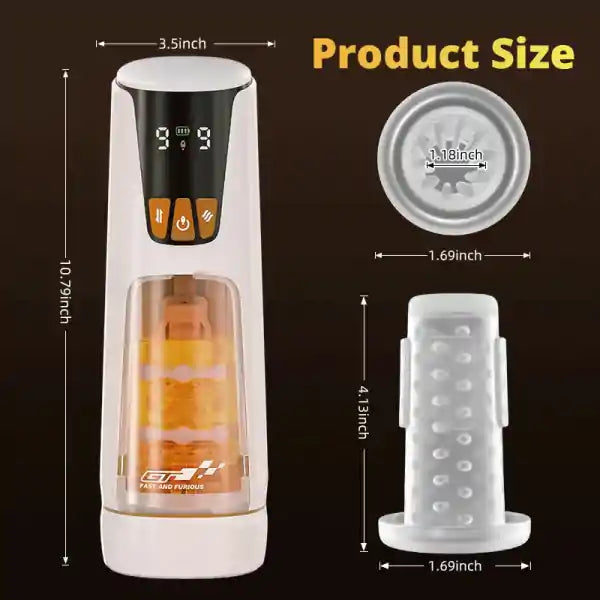XV2 Best Silent Male Stroker 9 Thrusting & Vibrating Modes