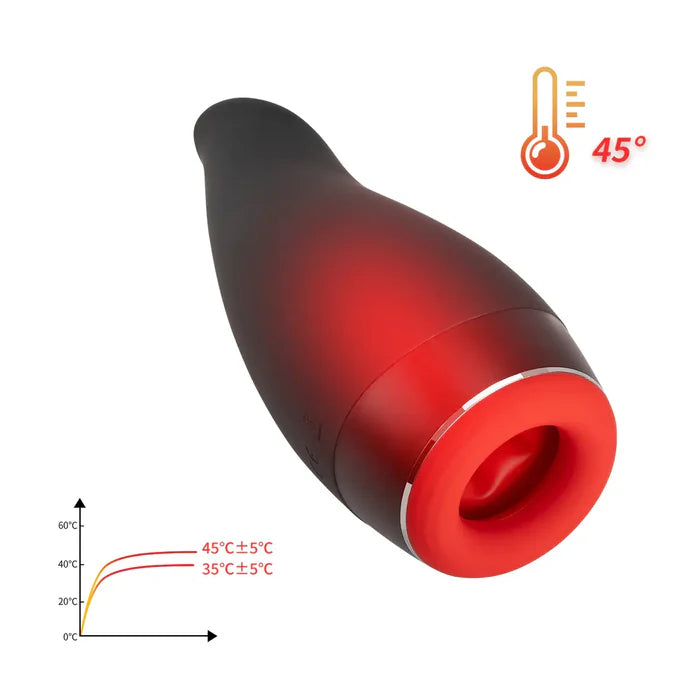 XV9: Heat Blowjob Machine Thrusting Vibrating Waterproof & Joystick Control
