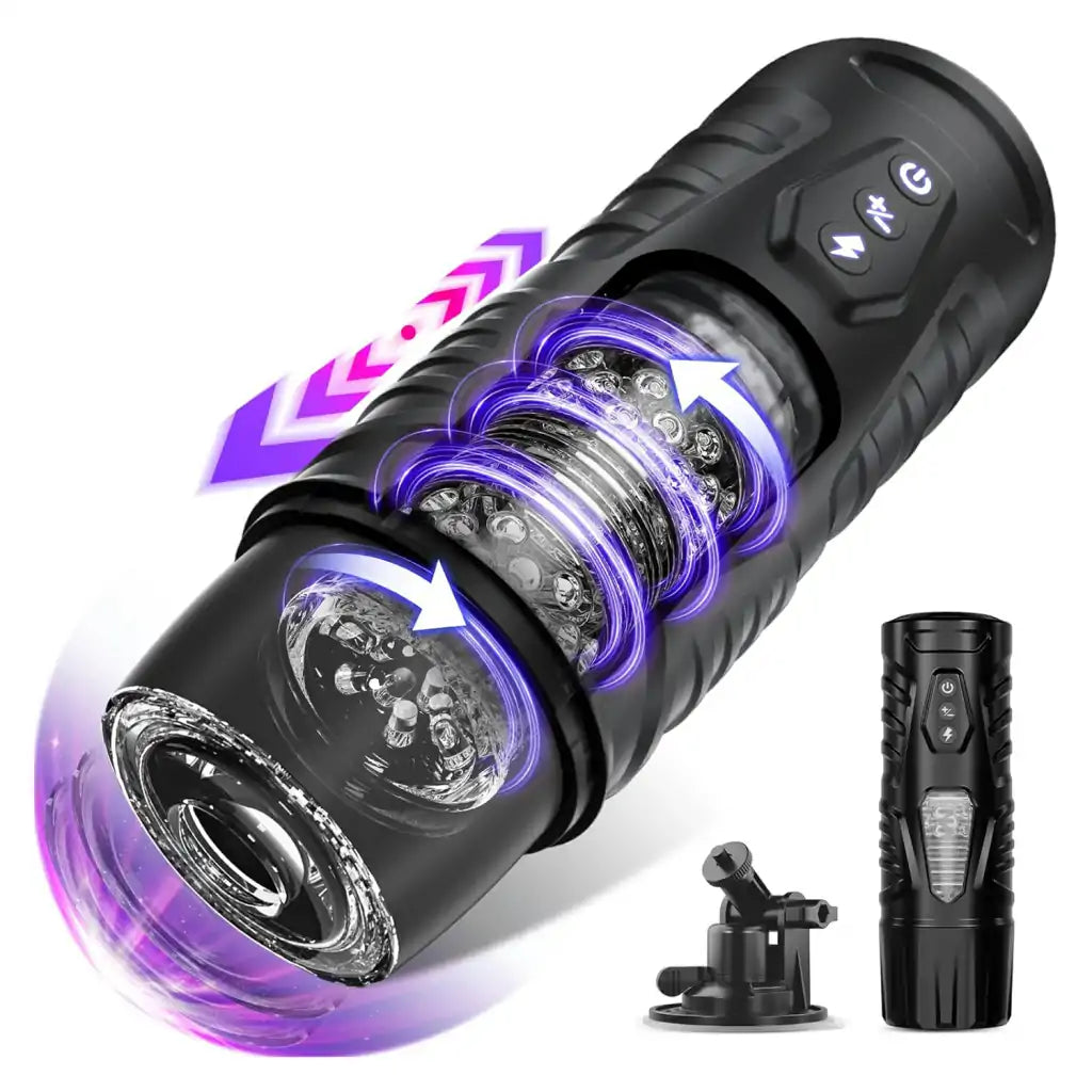 Xt34 Hands-Free Automatic Male Masturbator With 7 Thrusting & Vibration