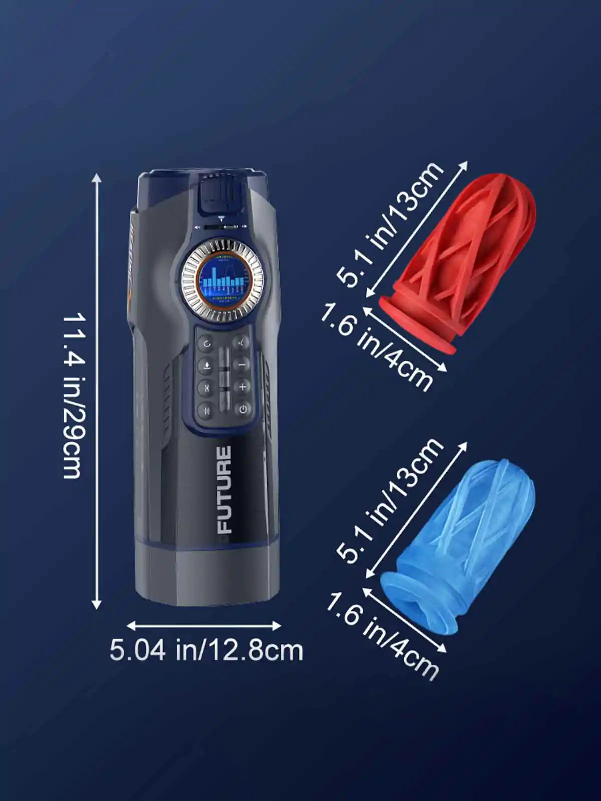 708 Future Pro Luxury Stroker with 10 Airbag Massage Modes and Heated Drying