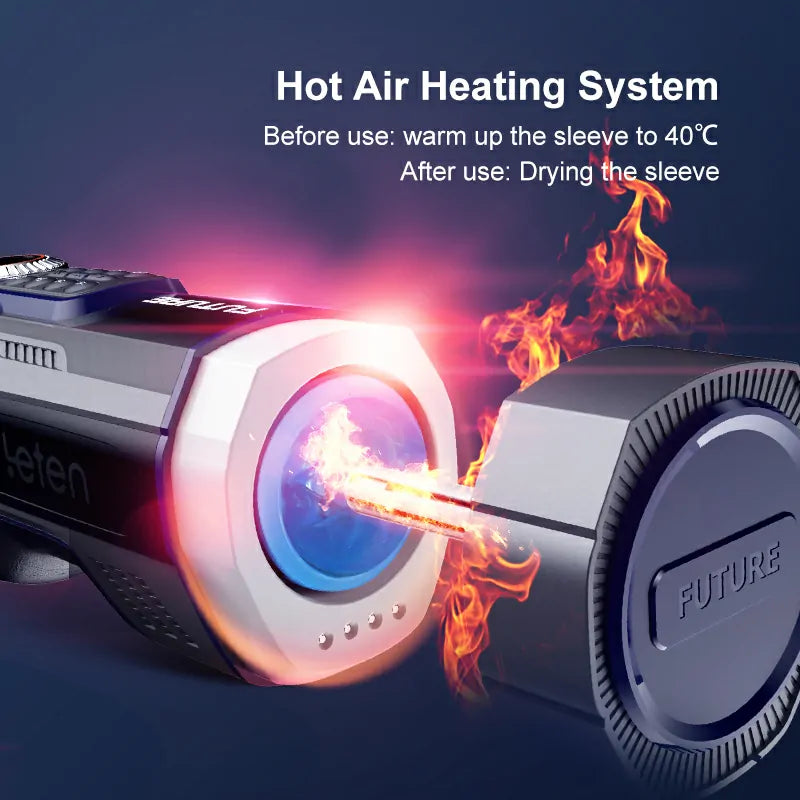708 Future Pro Luxury Stroker with 10 Airbag Massage Modes and Heated Drying