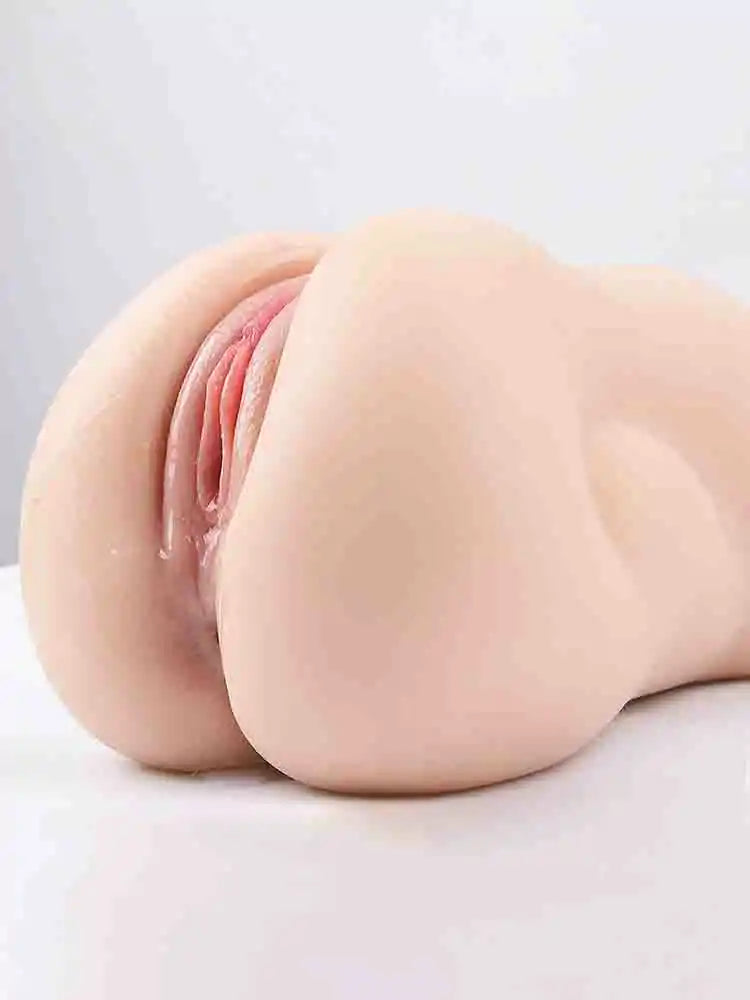 6.6LB Lifelike TPE Soft Pussy Toy with Dual Entrances and Textured Tunnel