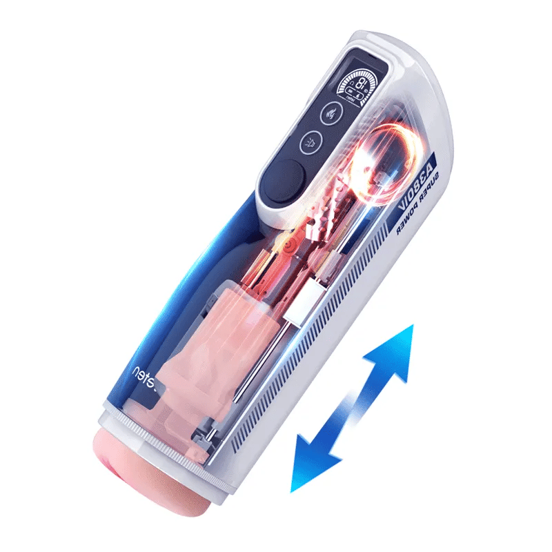A380 IV Realistic Male Masturbator10 Thrusting & Rocking Heating Voice