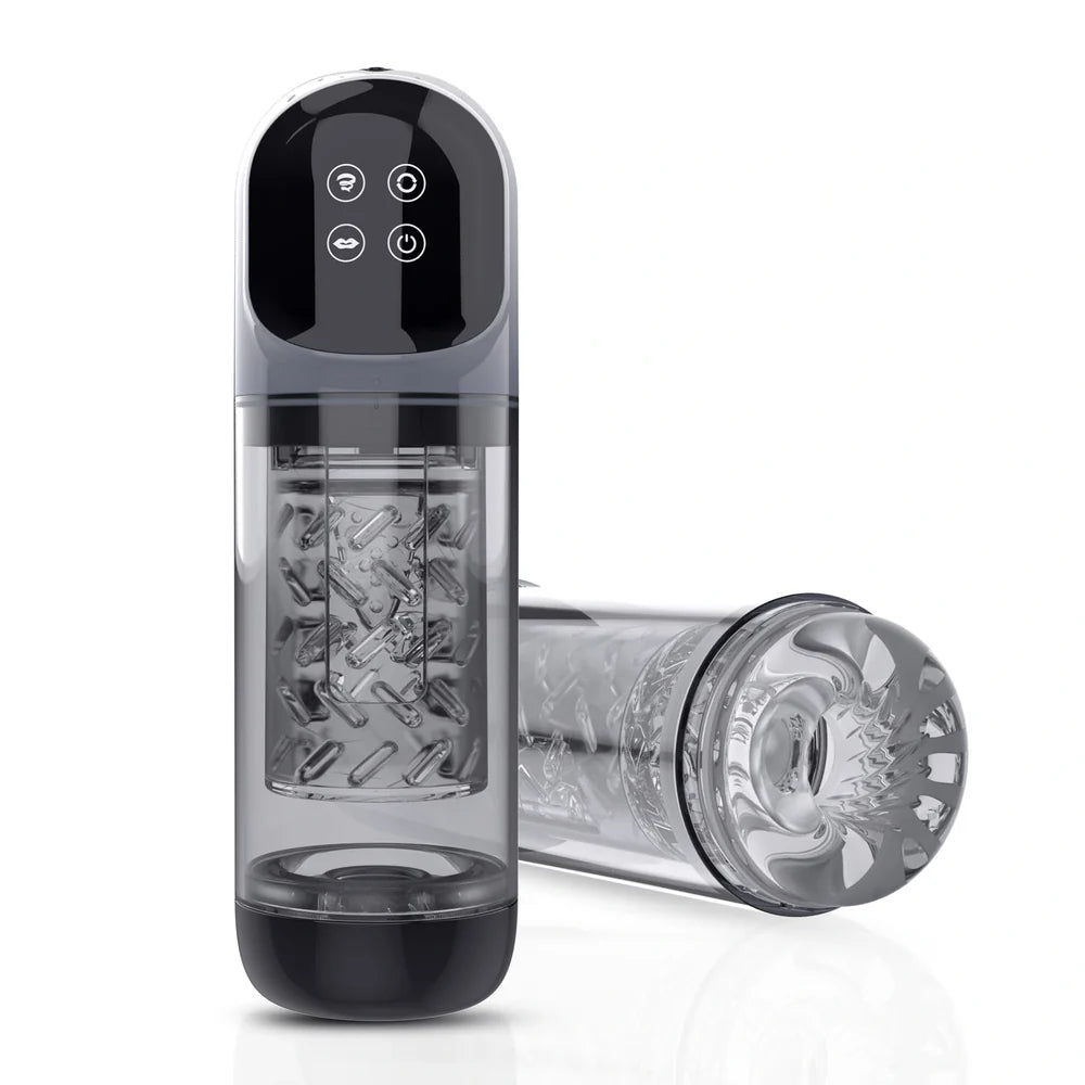 2-In-1 Blowjob Machine With Dual Stimulation & Water Vacuum Pump Function