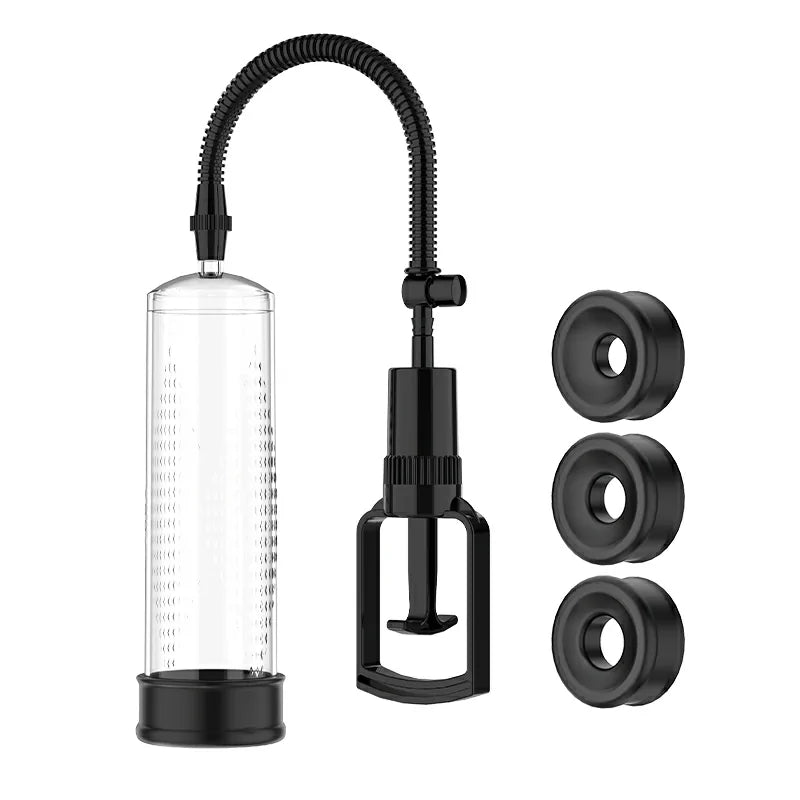 Male Manual Penis pump sex toys to help men have longer lasting and stronger erections  Air Vacuum Penis pump