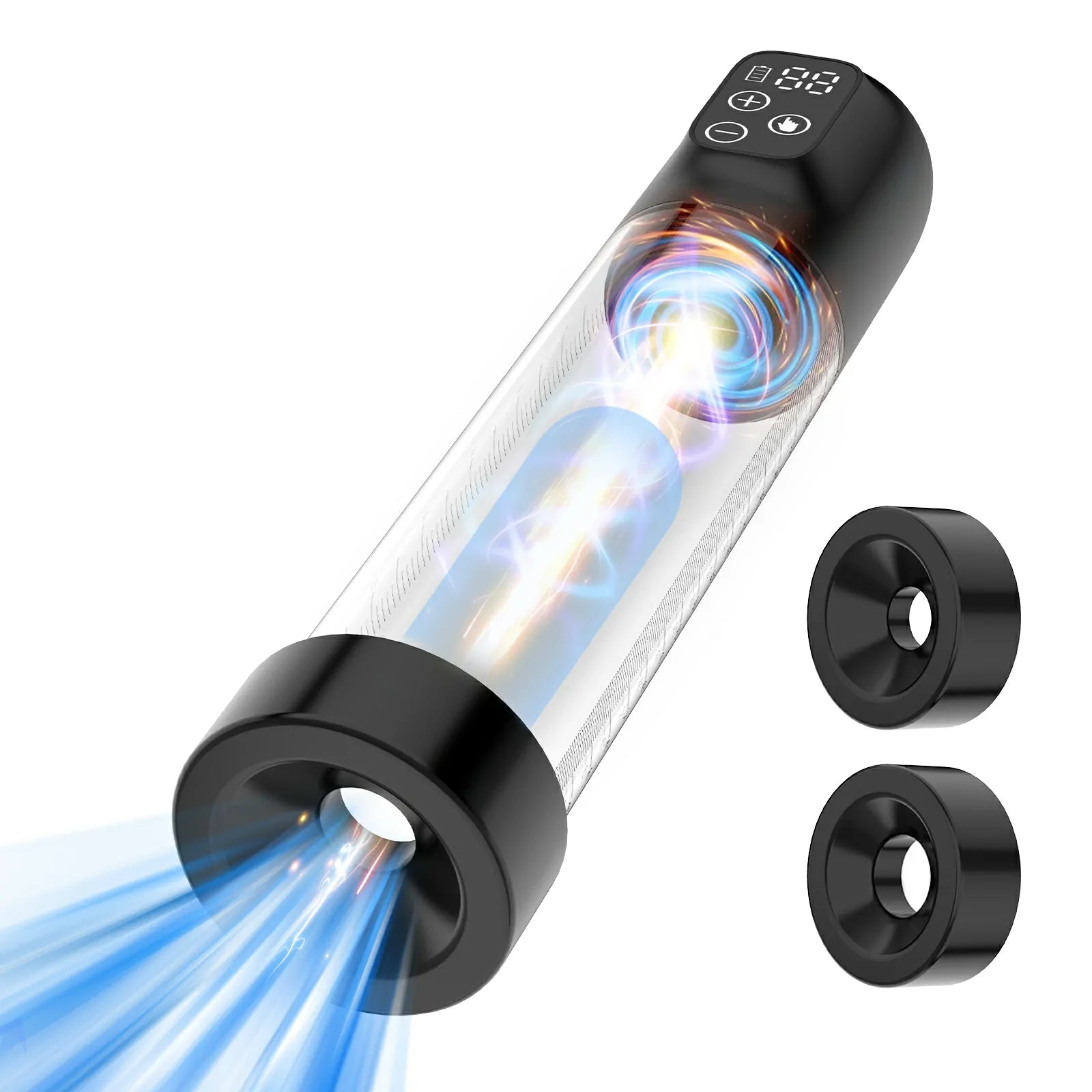 Electric Water Penis Pump Digital Display Easy Use & Clean