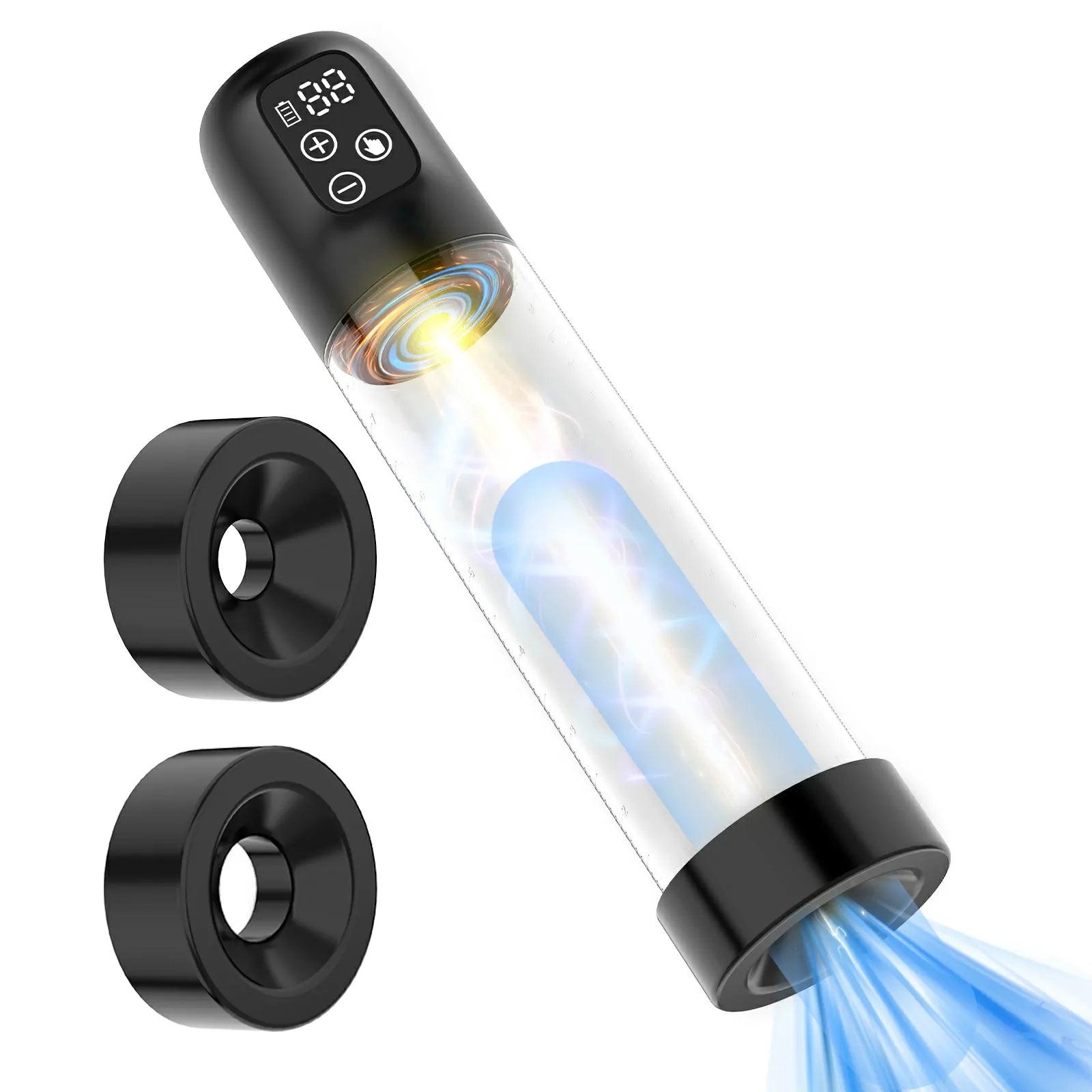Electric Water Penis Pump Digital Display Easy Use & Clean