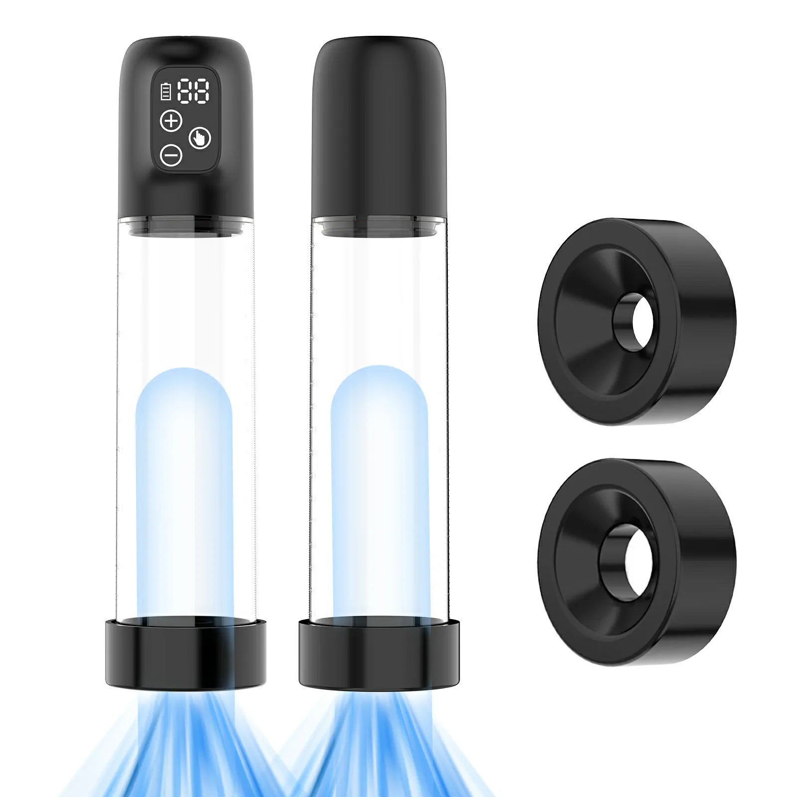 Electric Water Penis Pump Digital Display Easy Use & Clean