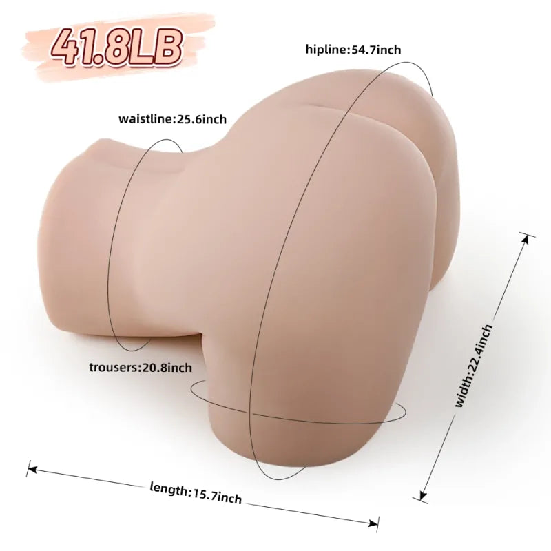 Evelyn 41.8lb Liquid Tpe Realistic Huge Ass Masturbator For Men