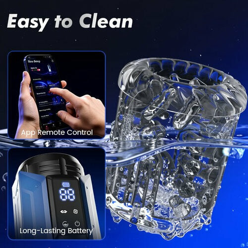 XT20-Plus: Extended-Canal Blowjob Machine with App & Long-Distance Partner Control