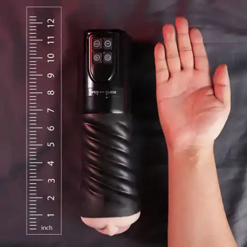 XV5 Realistic Mouth Masturbator 5 Vibrating & Sucking top male masturbators