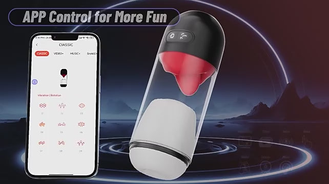 APP Controlled Shower Stroker -XR10