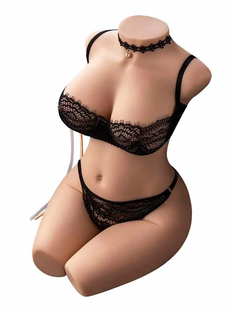 Alethea-20.28lb Realistic Vibrating & Sucking Torso Sex Toy