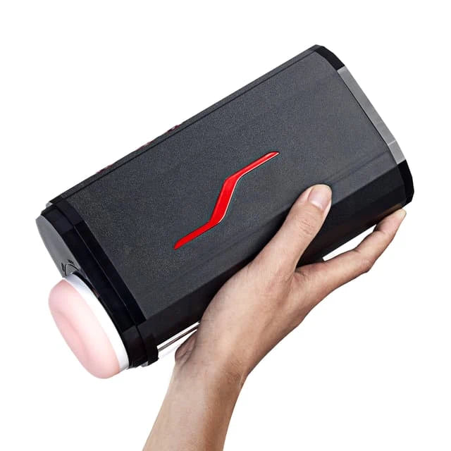 XT2-Pro: Wearable Hands-Free Thrusting Stroker with Leather Harness & 10 Modes