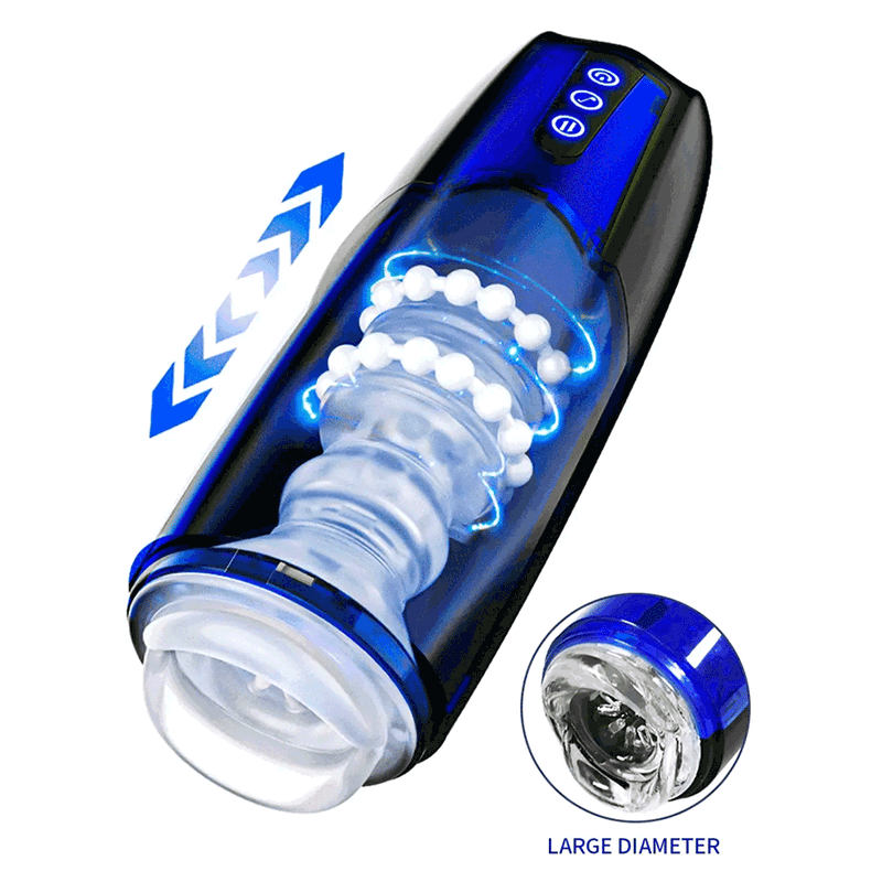 XT24 10 Frequency Thrusting Ball Bearing Lifelike Mouth Stroker