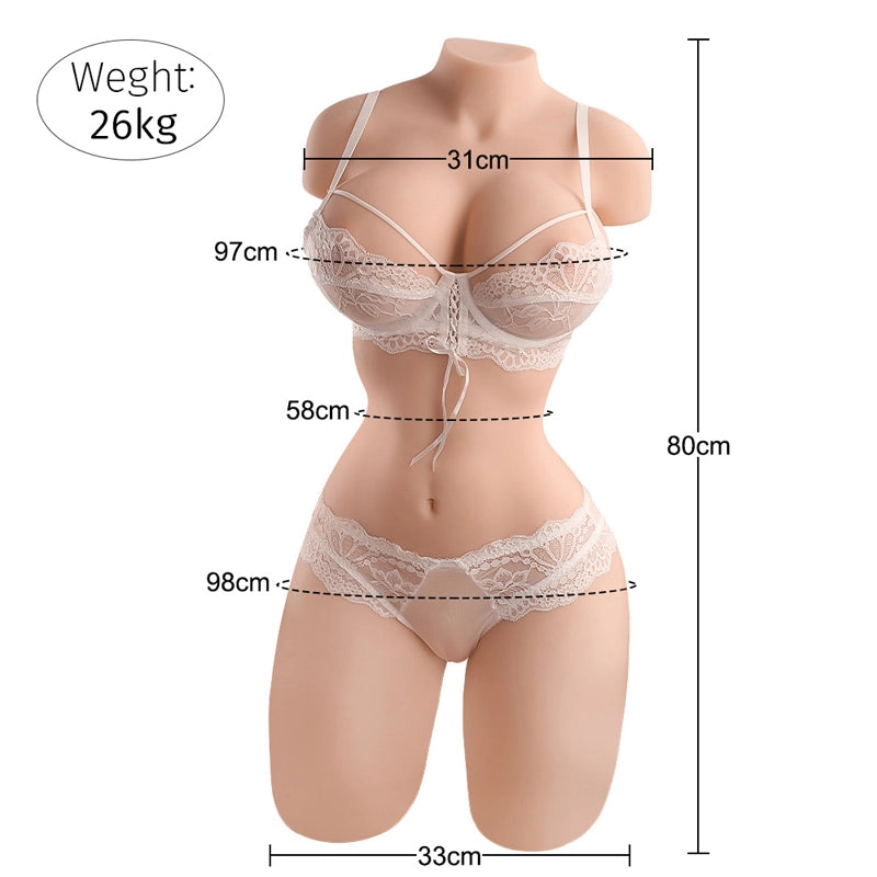 Brandi-57.32LB Realistic Sex Toy Torso