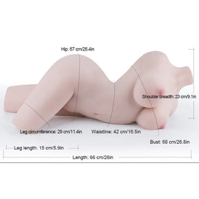 Zarin-24.3LB Lifelike Female Sex Torso
