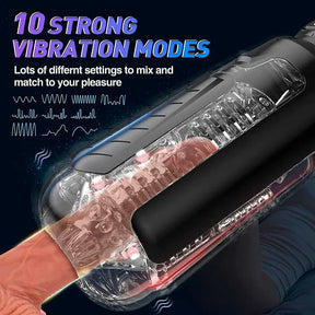 XS6 7 Sucking Vibrating Modes Automatic Penis Masturbator