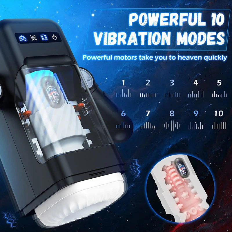 10 vibration & Thrusting modes Automatic Stroker Toy